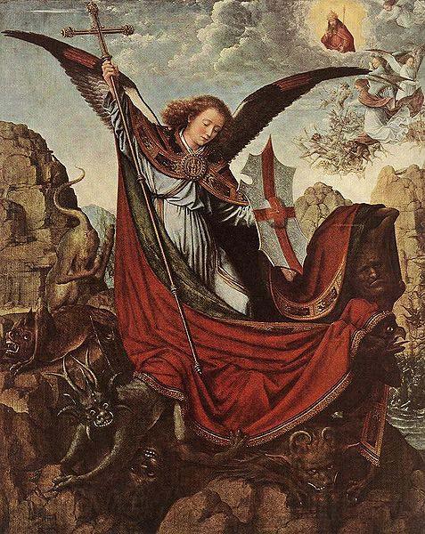 Gerard David Altarpiece of St Michael Spain oil painting art